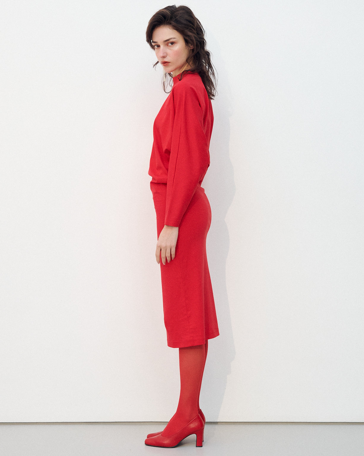 PINA DRESS RED