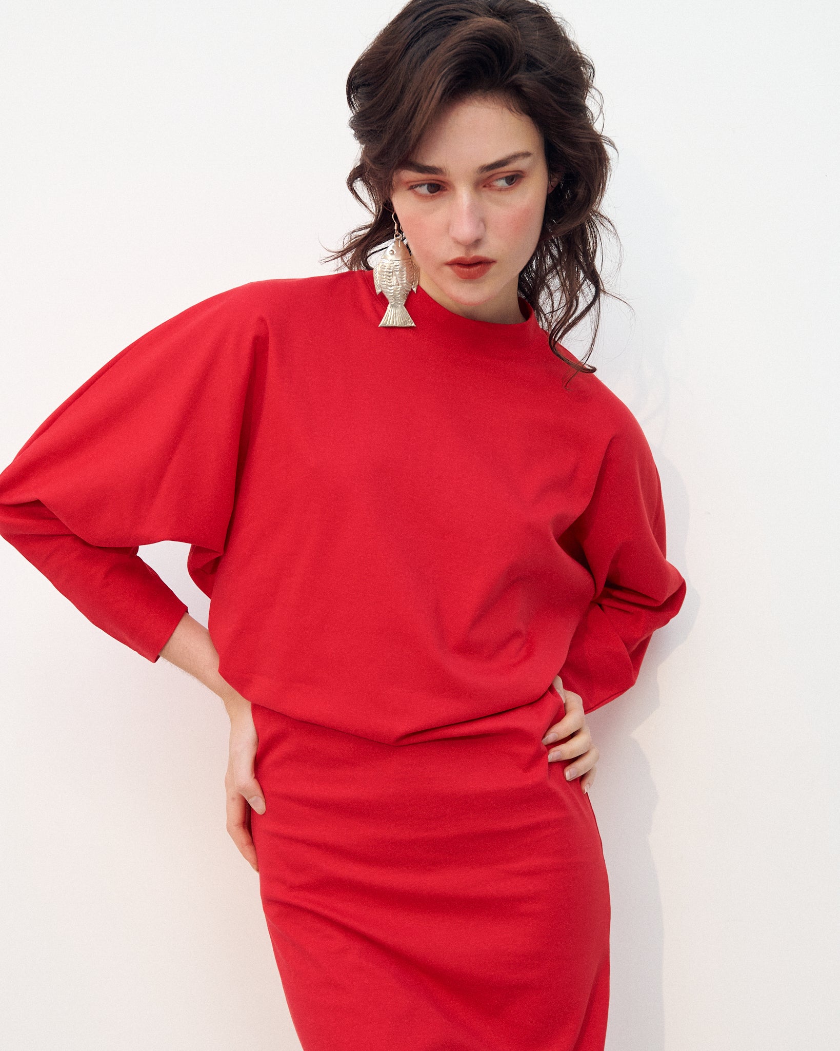 PINA DRESS RED
