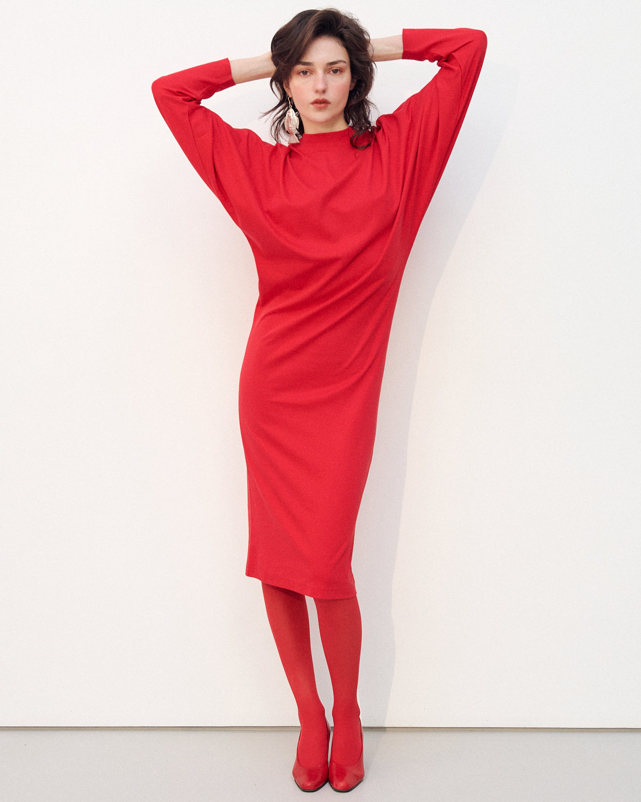 PINA DRESS RED