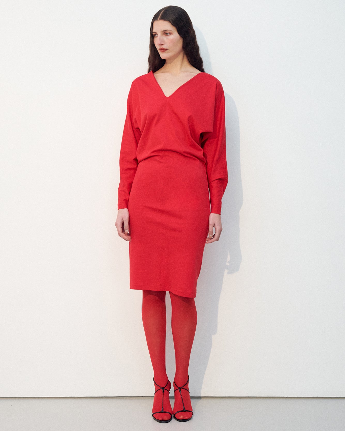 SALMA DRESS RED