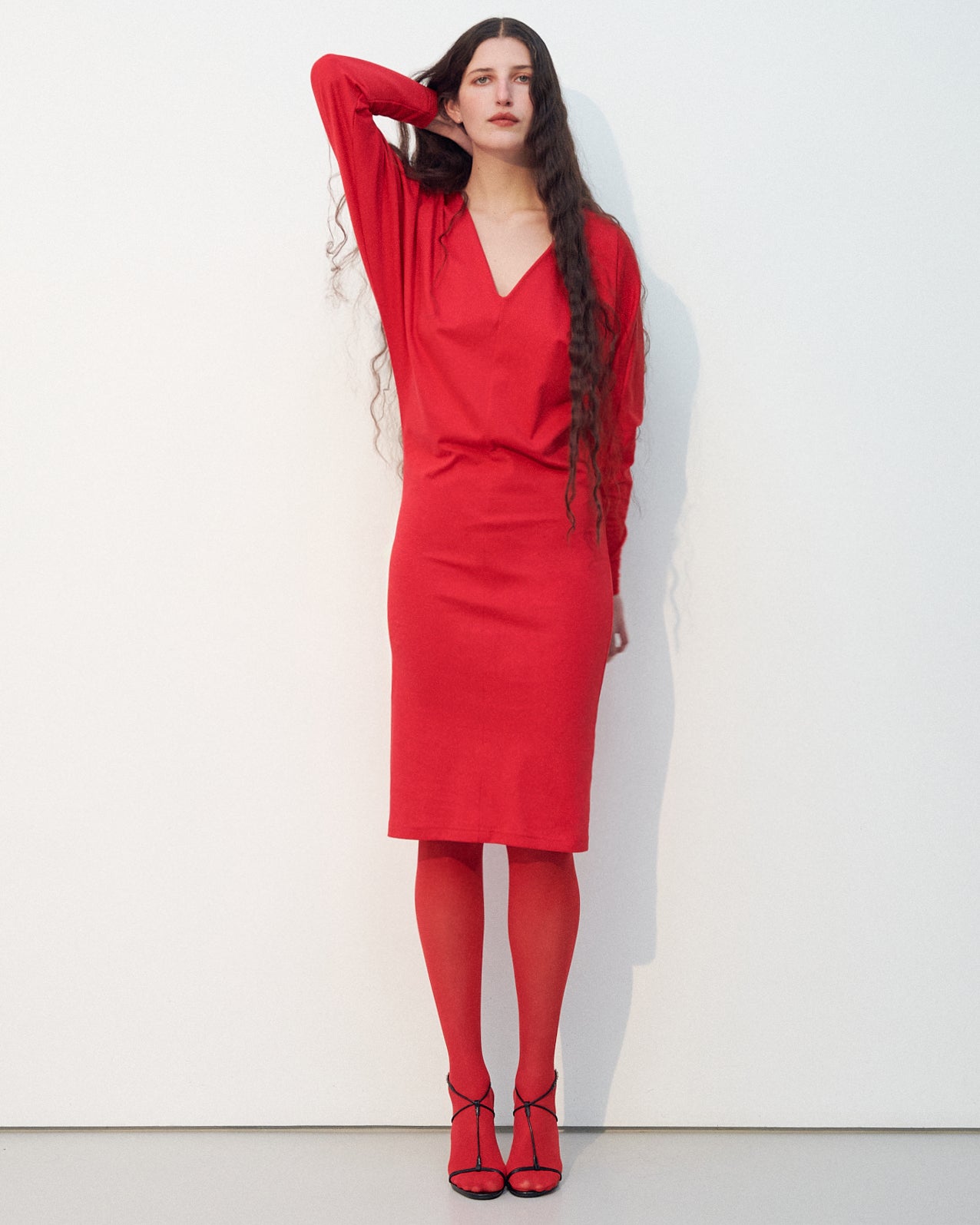 SALMA DRESS RED
