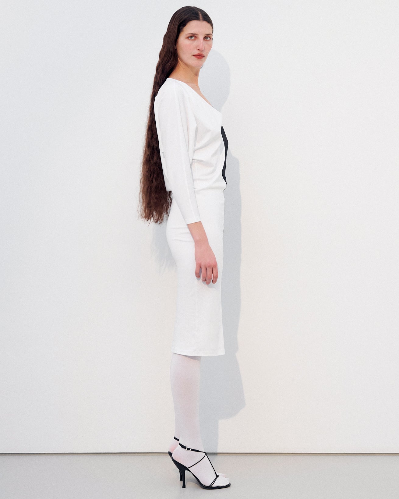 SALMA DRESS BLACK&WHITE