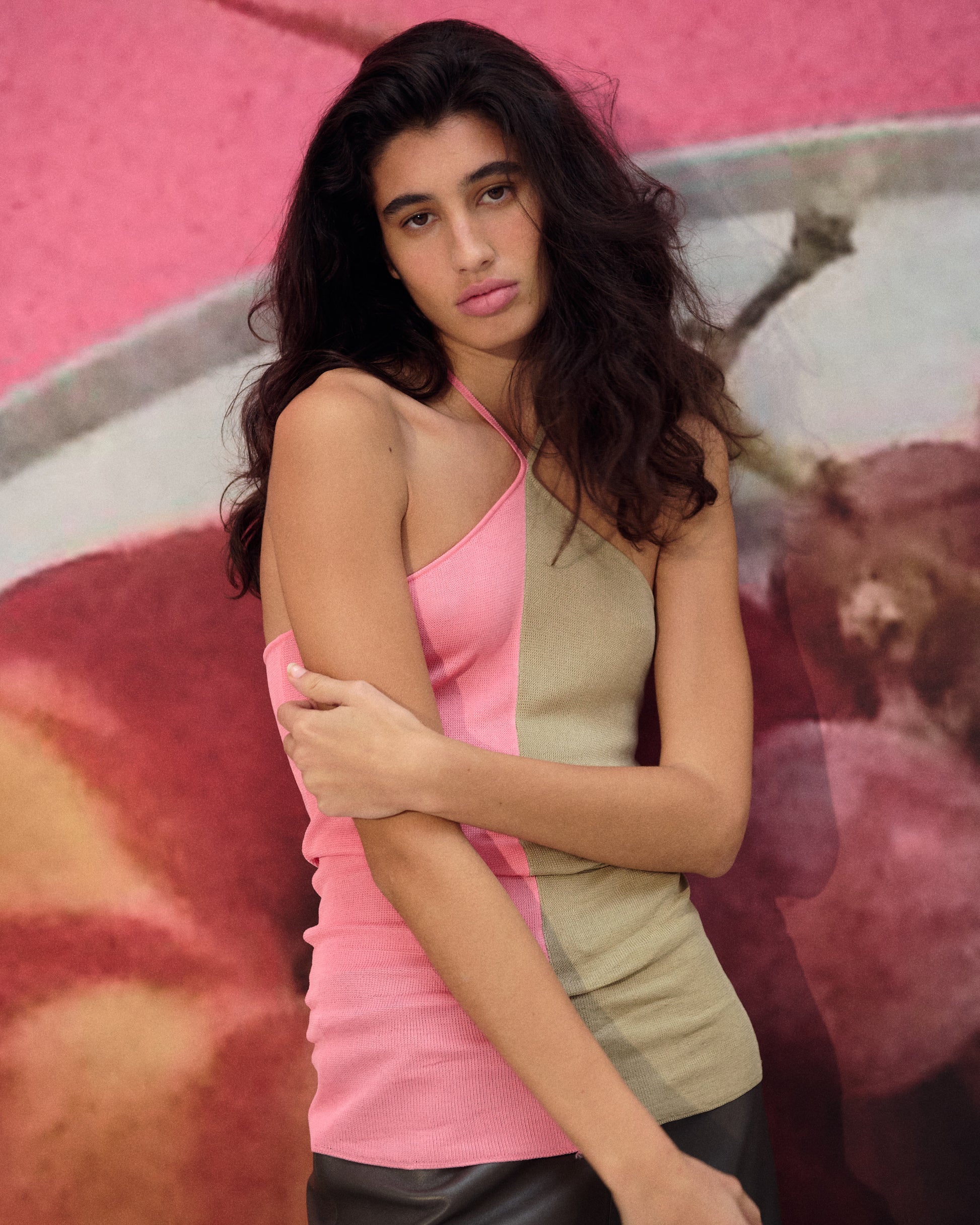 HANA TOP SAND & PINK