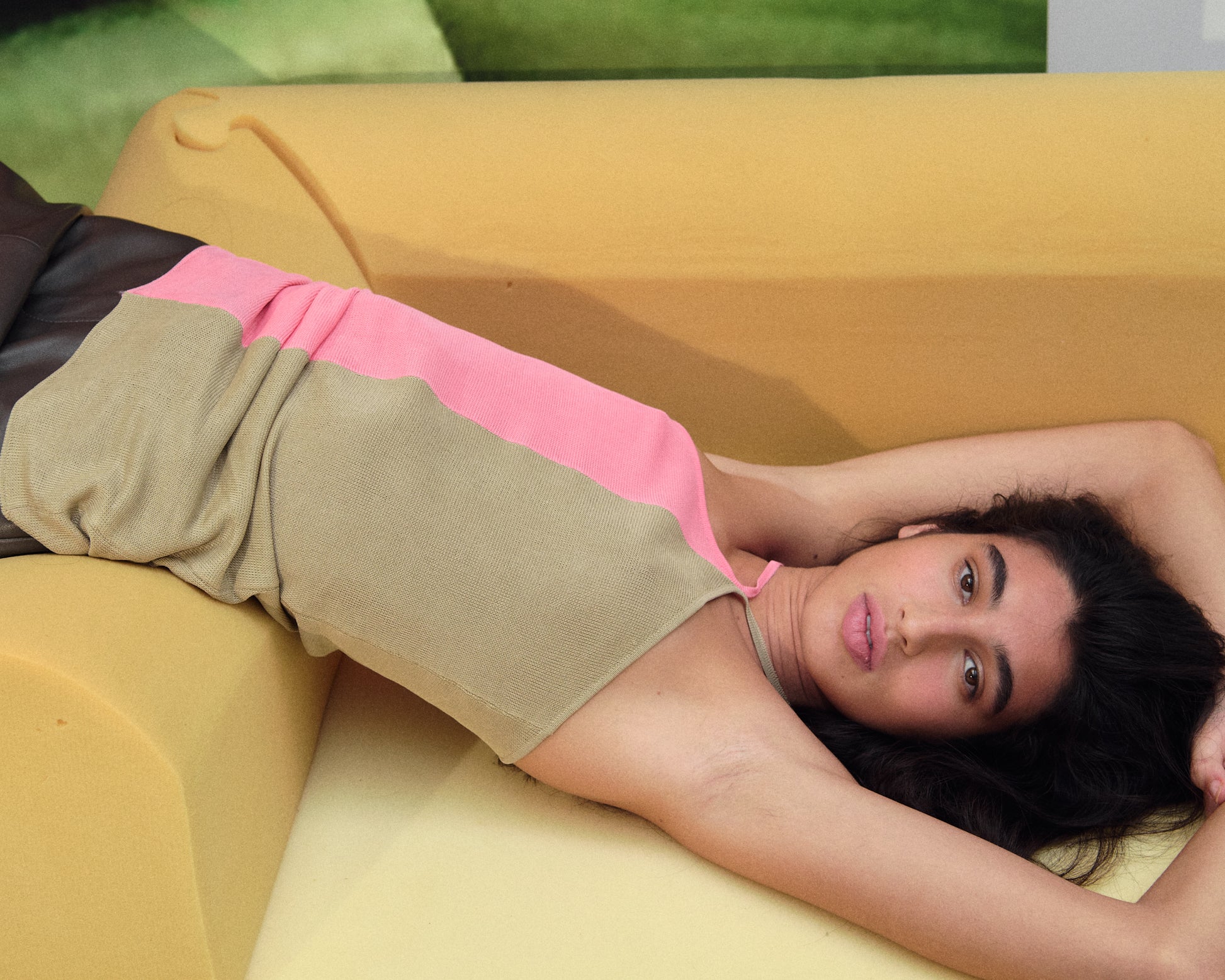 HANA TOP SAND & PINK