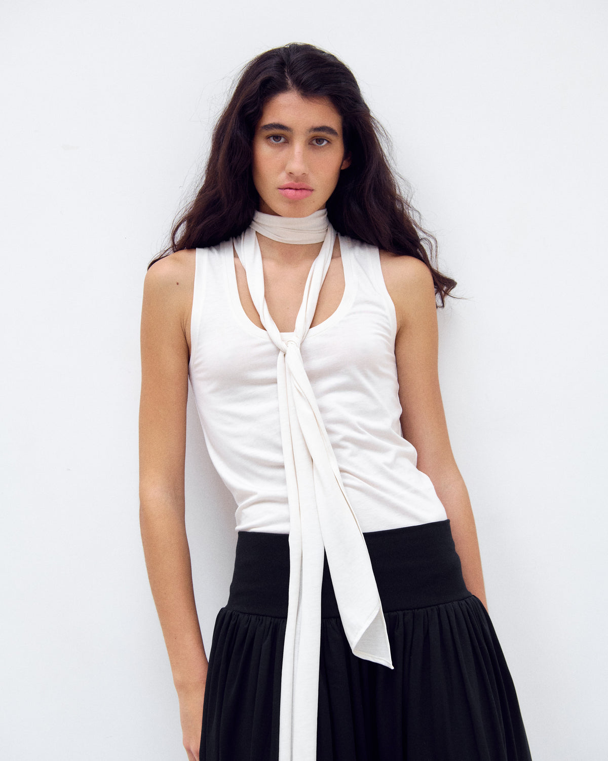 LOULOU TOP WHITE